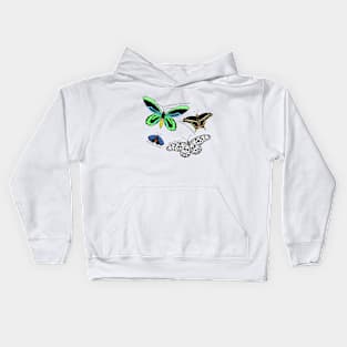 Endangered Butterflies Kids Hoodie